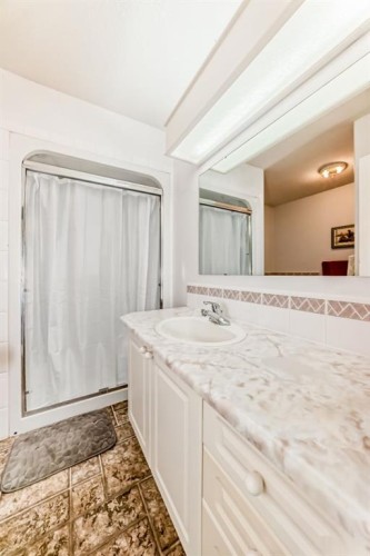 14 Headlands Close, Cochrane, AB - Indoor Photo Showing Bathroom