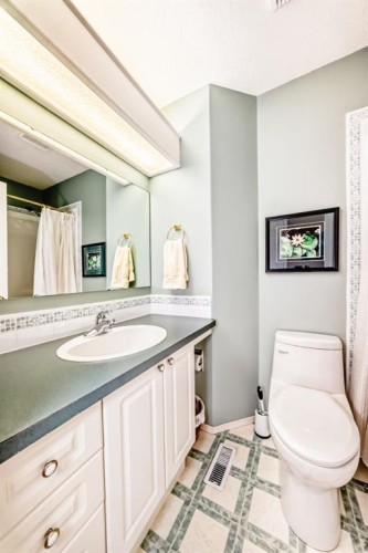 14 Headlands Close, Cochrane, AB - Indoor Photo Showing Bathroom