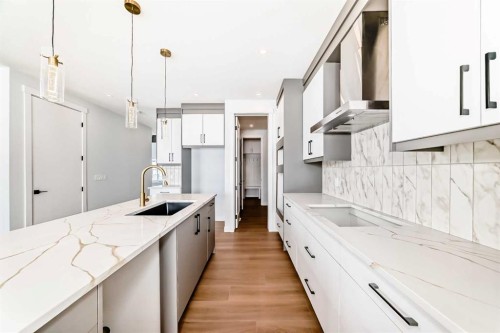 69 Lakes Estates Circle, Strathmore, AB - Indoor Photo Showing Kitchen With Upgraded Kitchen