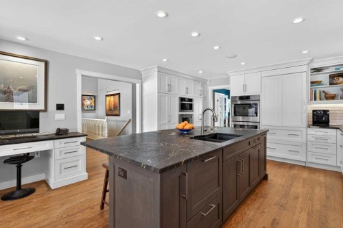 12 Midpark Place Se, Calgary, AB - Indoor Photo Showing Kitchen With Double Sink With Upgraded Kitchen