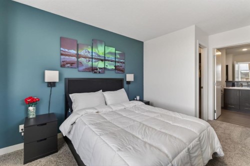 252 Walden Path Se, Calgary, AB - Indoor Photo Showing Bedroom