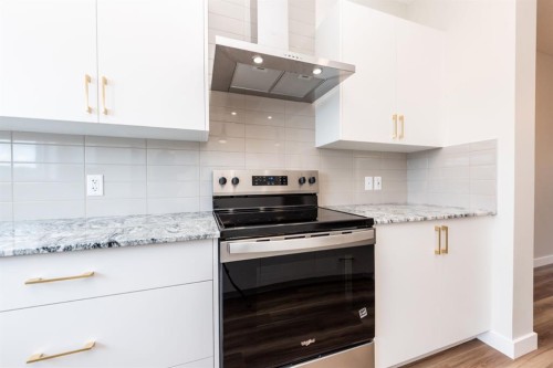 671 Wolf Willow Boulevard Se, Calgary, AB - Indoor Photo Showing Kitchen With Upgraded Kitchen