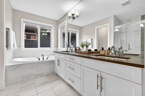 9 Legacy Lane Se, Calgary, AB - Indoor Photo Showing Bathroom