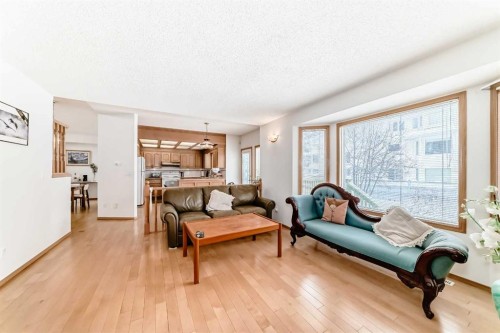 223 Hawkstone Close Nw, Calgary, AB - Indoor Photo Showing Living Room