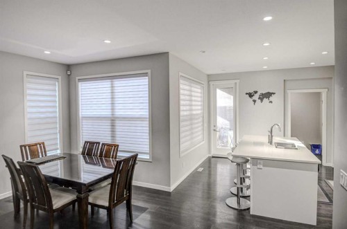 195 Masters Avenue Se, Calgary, AB - Indoor Photo Showing Dining Room