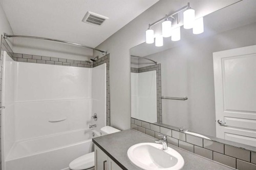 195 Masters Avenue Se, Calgary, AB - Indoor Photo Showing Bathroom