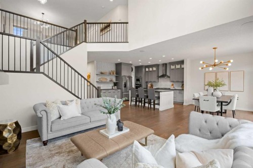 225 West Grove Way Sw, Calgary, AB - Indoor Photo Showing Living Room