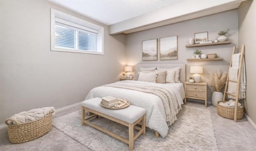 66 Sage Valley Manor Nw, Calgary, AB - Indoor Photo Showing Bedroom