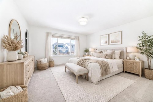 66 Sage Valley Manor Nw, Calgary, AB - Indoor Photo Showing Bedroom