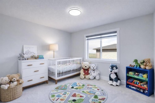 132 Belvedere Drive Se, Calgary, AB - Indoor Photo Showing Bedroom
