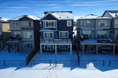 132 Belvedere Drive Se, Calgary, AB - Outdoor With Deck Patio Veranda With Facade