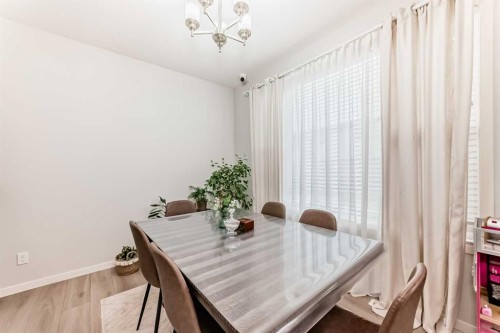 54 Seton Manor Se, Calgary, AB - Indoor Photo Showing Dining Room