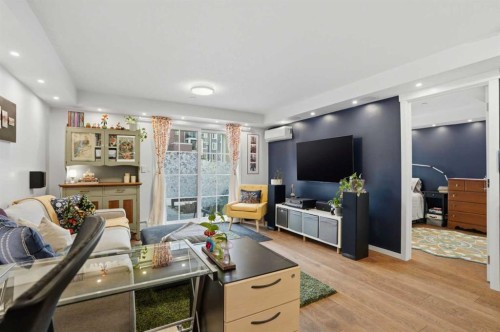 1117-99 Copperstone Park Se, Calgary, AB - Indoor With Fireplace