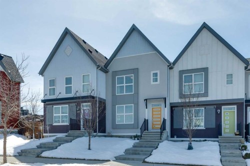 1119 Livingston Way Ne, Calgary, AB - Outdoor With Facade