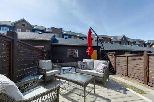 1119 Livingston Way Ne, Calgary, AB - Outdoor With Deck Patio Veranda