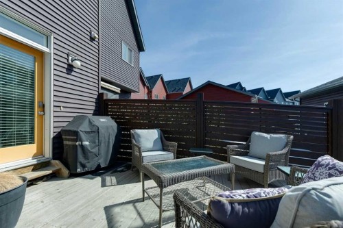 1119 Livingston Way Ne, Calgary, AB - Outdoor With Deck Patio Veranda With Exterior