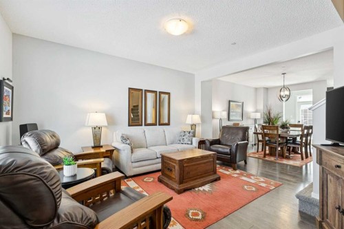 1119 Livingston Way Ne, Calgary, AB - Indoor Photo Showing Living Room