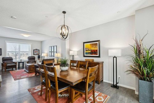 1119 Livingston Way Ne, Calgary, AB - Indoor Photo Showing Dining Room