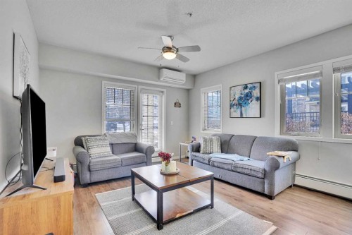 103-30 Mahogany Mews Se, Calgary, AB - Indoor Photo Showing Living Room