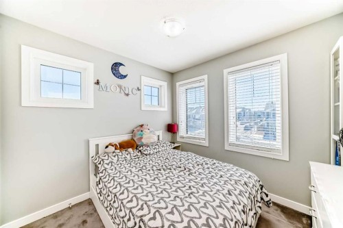 392 Redstone Drive Ne, Calgary, AB - Indoor Photo Showing Bedroom