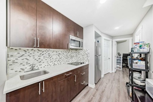 392 Redstone Drive Ne, Calgary, AB - Indoor Photo Showing Kitchen With Upgraded Kitchen