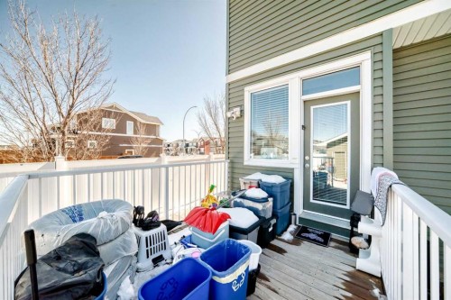 392 Redstone Drive Ne, Calgary, AB - Outdoor With Deck Patio Veranda With Exterior