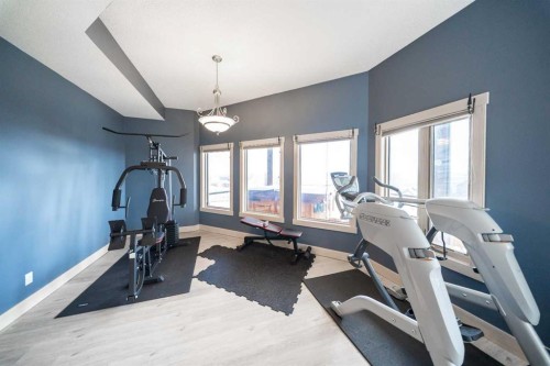 39 Slopes Grove Sw, Calgary, AB - Indoor Photo Showing Gym Room