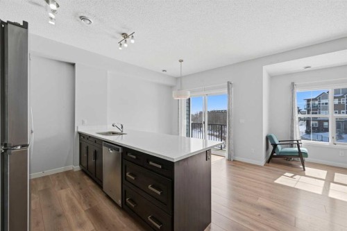 413-250 Fireside View, Cochrane, AB - Indoor Photo Showing Kitchen