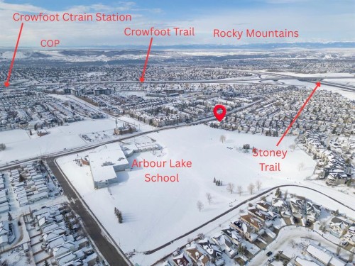 10 Arbour Stone Rise Nw, Calgary, AB -  With View