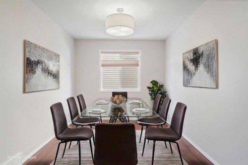 10 Arbour Stone Rise Nw, Calgary, AB - Indoor Photo Showing Dining Room