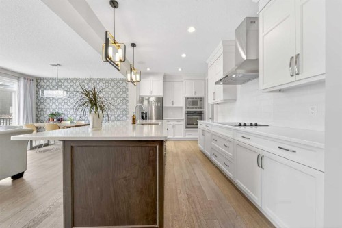234 West Grove Point Sw, Calgary, AB - Indoor Photo Showing Kitchen With Upgraded Kitchen