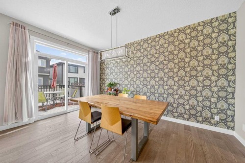 234 West Grove Point Sw, Calgary, AB - Indoor Photo Showing Dining Room