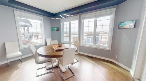 158 Ranch Road, Okotoks, AB - Indoor Photo Showing Dining Room