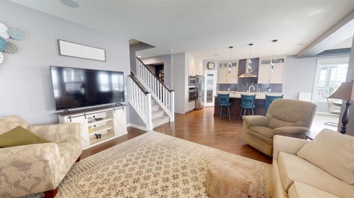 158 Ranch Road, Okotoks, AB - Indoor Photo Showing Living Room