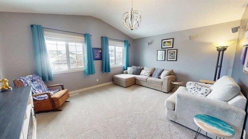 158 Ranch Road, Okotoks, AB - Indoor Photo Showing Living Room