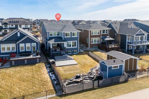 158 Ranch Road, Okotoks, AB - Outdoor With Deck Patio Veranda With Facade