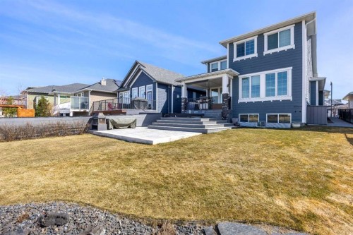 158 Ranch Road, Okotoks, AB - Outdoor With Deck Patio Veranda