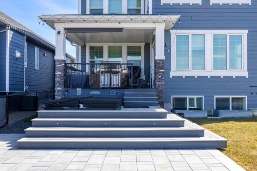 158 Ranch Road, Okotoks, AB - Outdoor With Deck Patio Veranda