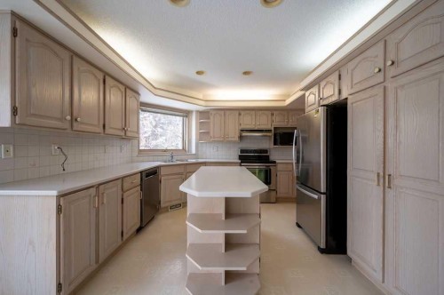 207 Shawnee Mews Sw, Calgary, AB - Indoor Photo Showing Kitchen With Double Sink