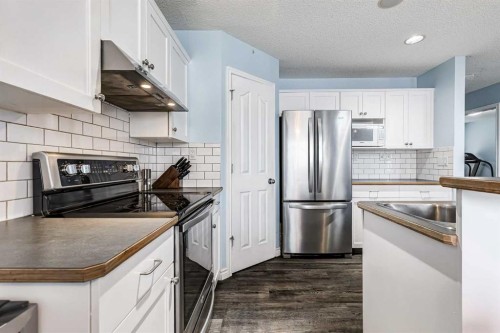 94 New Brighton Circle Se, Calgary, AB - Indoor Photo Showing Kitchen With Stainless Steel Kitchen