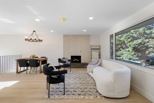 4812 Verona Drive Nw, Calgary, AB - Indoor With Fireplace