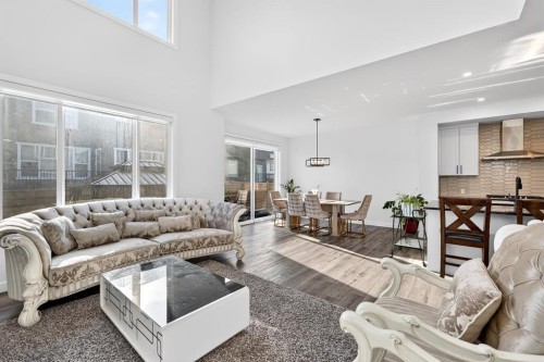 208 Dawson Circle, Chestermere, AB - Indoor Photo Showing Living Room