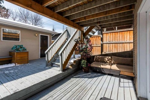 703 52 Avenue Sw, Calgary, AB - Outdoor With Deck Patio Veranda With Exterior