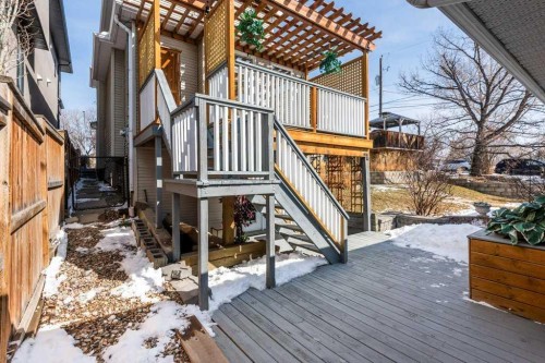 703 52 Avenue Sw, Calgary, AB - Outdoor With Deck Patio Veranda