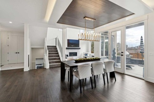 143 Aspen Summit Boulevard Sw, Calgary, AB - Indoor Photo Showing Dining Room