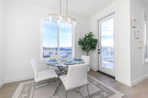 108 Heritage Manor, Cochrane, AB - Indoor Photo Showing Dining Room
