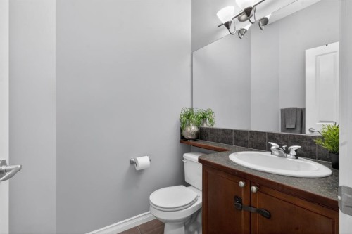 98 Evanscove Circle Nw, Calgary, AB - Indoor Photo Showing Bathroom