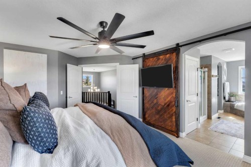 45 Hanson Hollow Ne, Langdon, AB - Indoor Photo Showing Bedroom