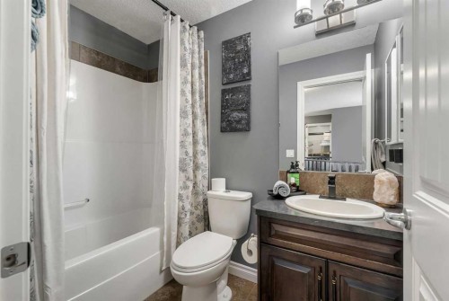 45 Hanson Hollow Ne, Langdon, AB - Indoor Photo Showing Bathroom