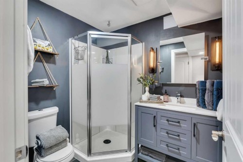 45 Hanson Hollow Ne, Langdon, AB - Indoor Photo Showing Bathroom